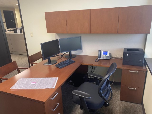 D12179 - OFS L-Shape Desk Sets