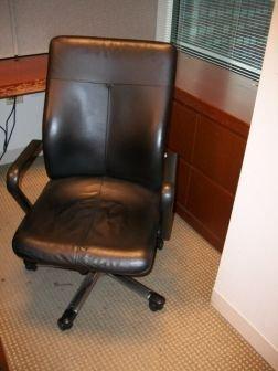 C2768 - Davis Leather High-Back Chairs