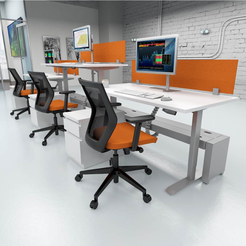 B6006 - Single Sit/Stand Height Adjustable Desk