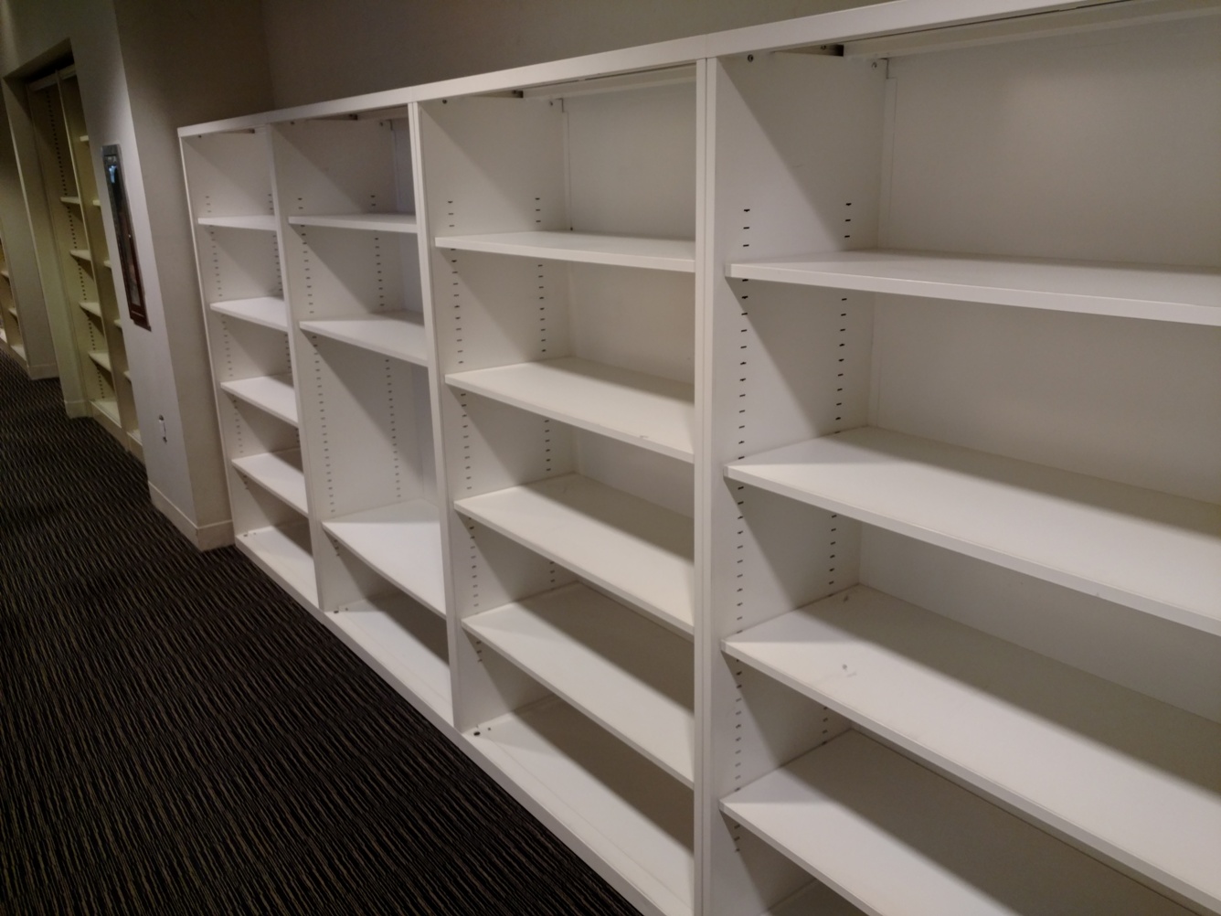 F6093 - 5 Shelf Metal Bookcases