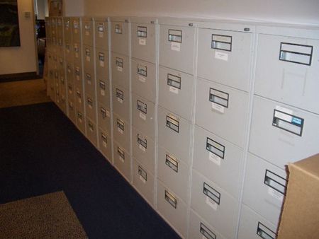 F637 - Steelcase 5 drawer Legal Vertical Files