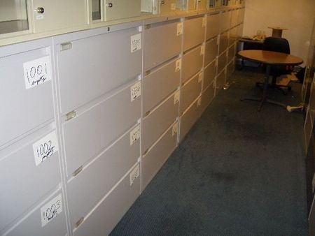 F657 - Steelcase 4 Drawer Lateral Files
