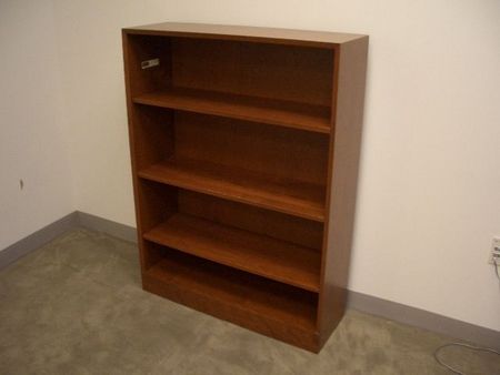 F691 - 3 Shelf Wood Bookcases