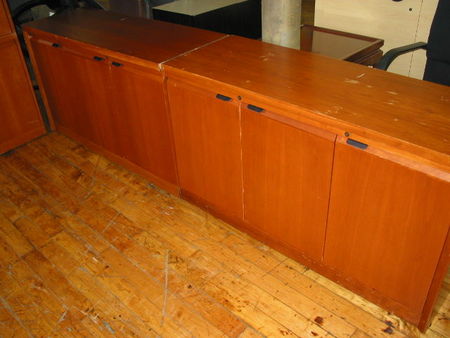 F975 - Wood Storage Cabinet