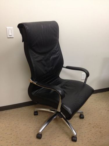 C3361L - Emmegi Leather High Back Chairs
