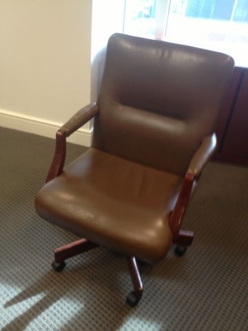 C3655 - Keilhauer Leather Chairs