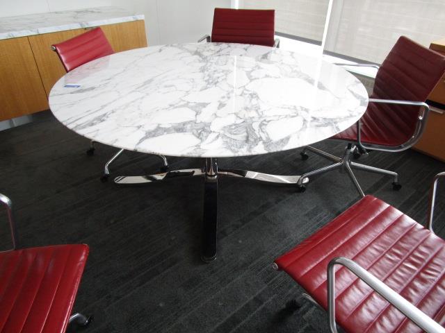 T12177 - 5 Ft Marble Meeting Table
