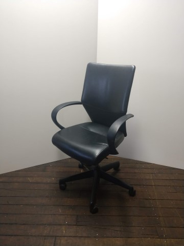 C61419A - Keilhauer Leather Chairs