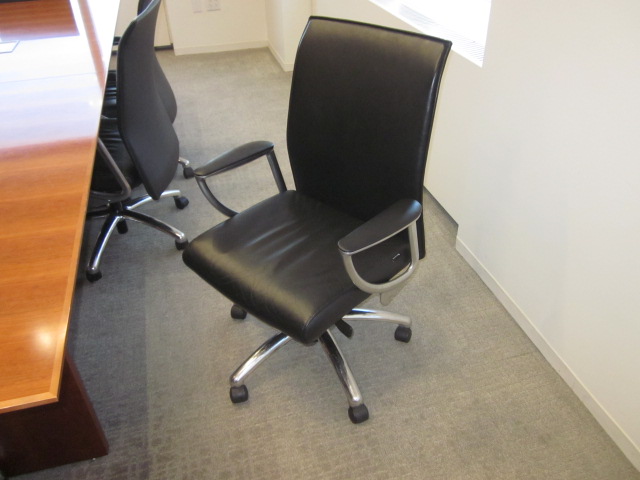 C61308C - Allseating Leather Chairs