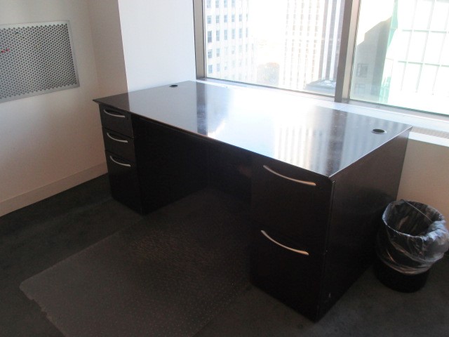 D12031C - Kimball Double Pedestal Desk Sets - Espresso
