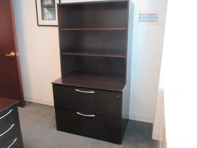 F6109C - Bookcase File Storage Units - Espresso