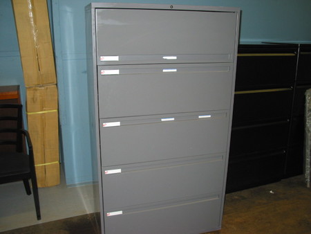 F1009 - 5 Drawer Lateral Filing Cabinets 