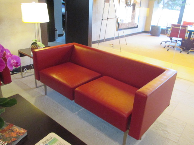 R6059 - Trendy Leather Sofa
