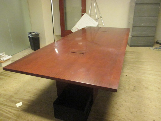 T6087 - Stowe Davis Conference Table and Credenza