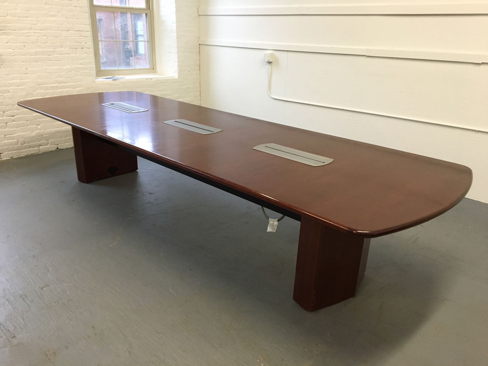 T9533C - 12' x 4' Mahogany Conference Table