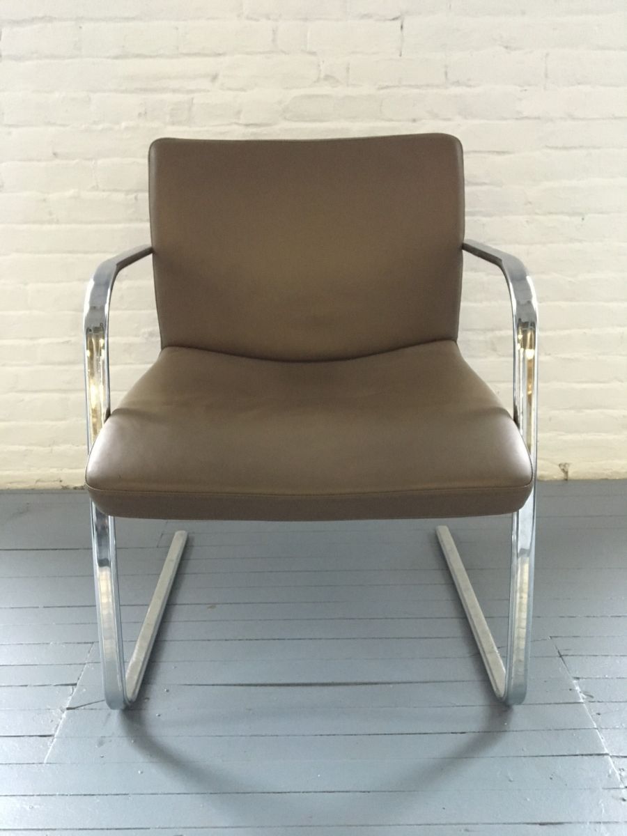 C61120C - Leather Side Chair by Nienkamper
