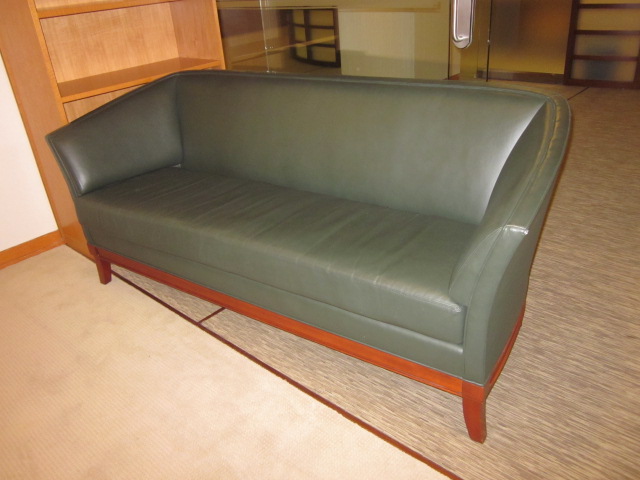 R6089C - Leather Couch and matching Club Chair