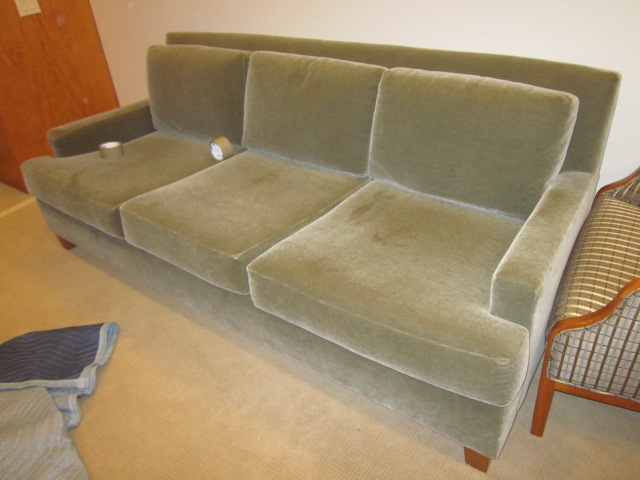 R6091C - Green Fabric Sofa