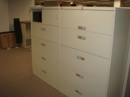 F1308 - Steelcase 5 Drawer Filing Cabinets 