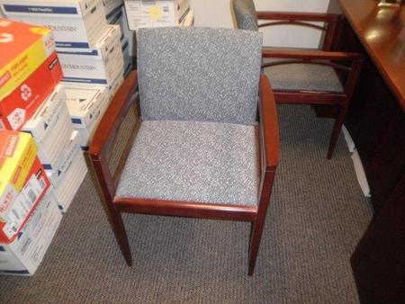 C2842 - Steelcase Wood Side Chairs