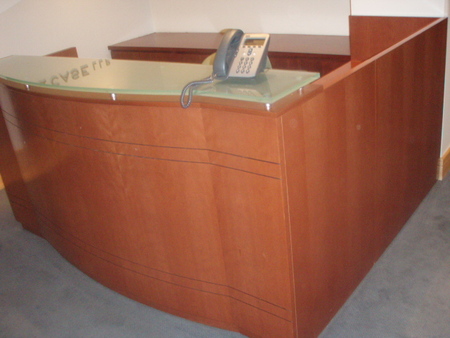 Reception desk