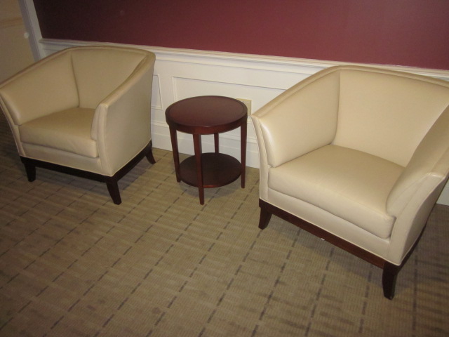 R6032 - HBF Leather Club Chairs