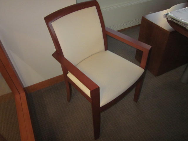 c6018 - Steelcase Wood Side Chairs