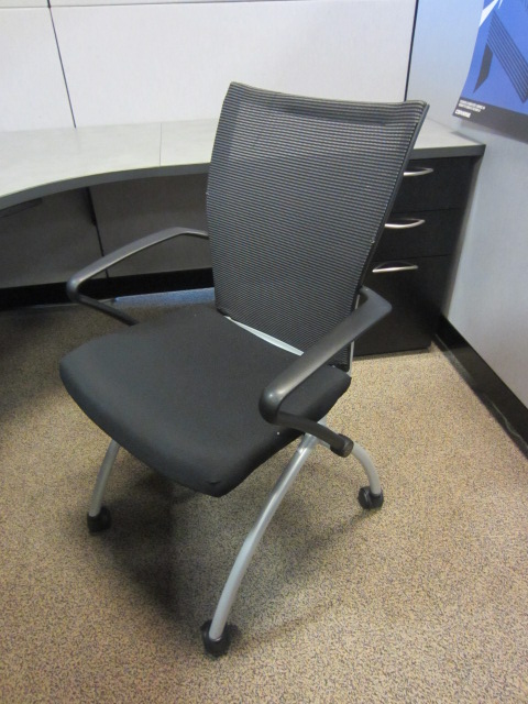 C6044C - Haworth Mobile Side Chairs