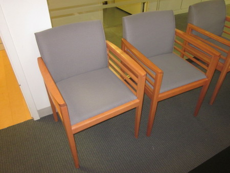 C3767C - Steelcase Wood Side Chairs