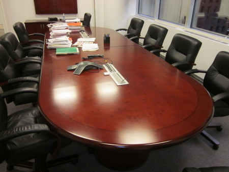 T3743C - Mahogany Conference Set