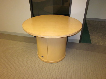 Steelcase Round Table with Electrical