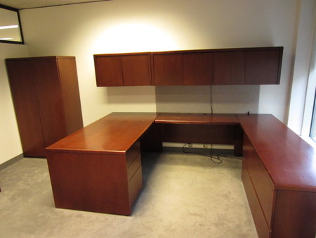 D2881 - Kimball Cherry Desk Sets
