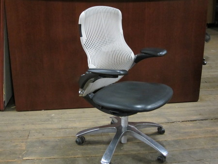C3599 - Leather Knoll Chairs