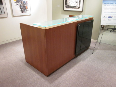 Double Pedestal Reception Desk