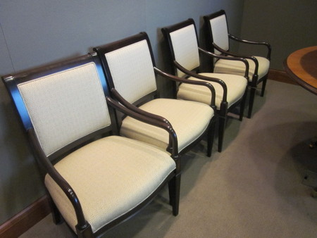 HBF Mahogany Side Chairs