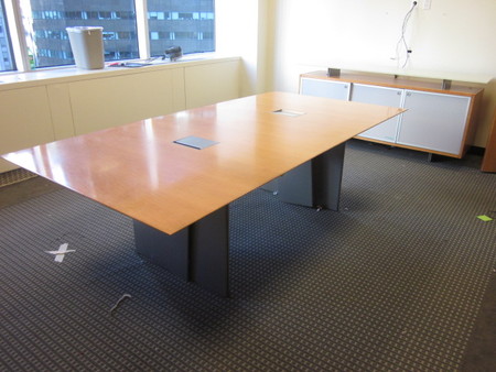 T2792 - 8' Conference Table with Credenza