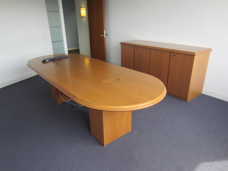 T3925 - Conference Table and Credenza Set