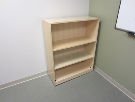 F3580L - Maple Steelcase Bookcases