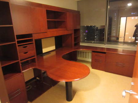D3502 - Cherry Executive Desk Sets