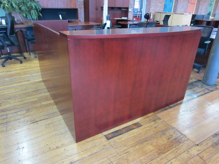 NR3530 - New Conklin Veneer Reception Desk