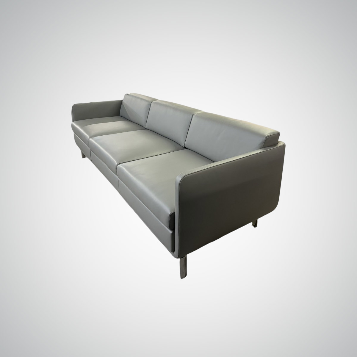 R6583 - Bernhardt Gaia Leather Sofa