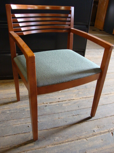 Knoll Riccio Wood Side Chairs