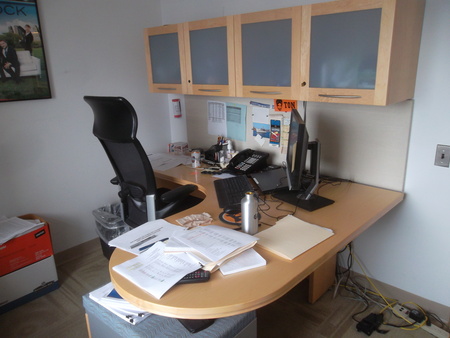 D2834 - Haworth L-Shape Desk Set