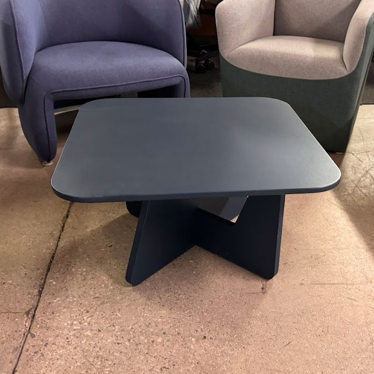 T12405 - Large Square Blue Plank tea table