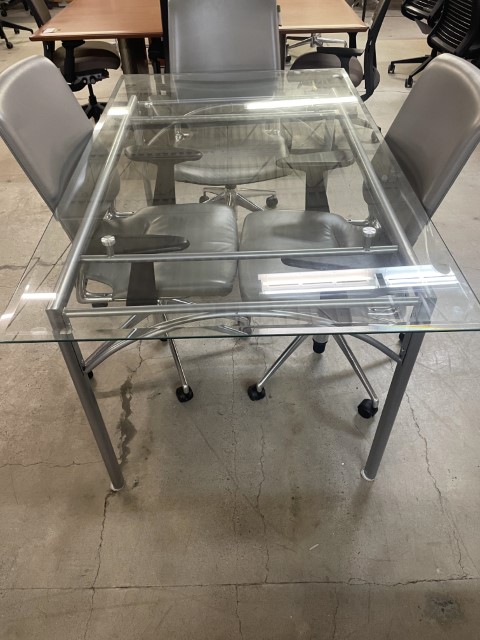 T12333 - Glass Meeting Table