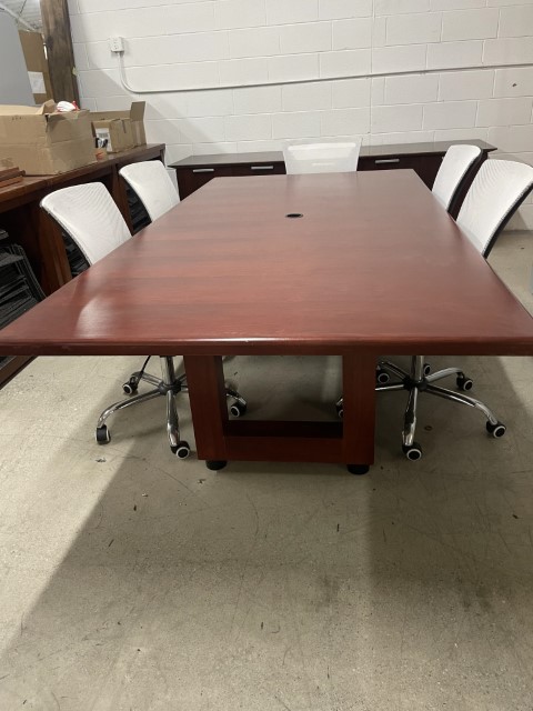 T12326 - 8' Steelcase Conference Table