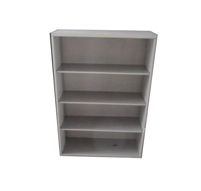 Grey Metal Bookcase