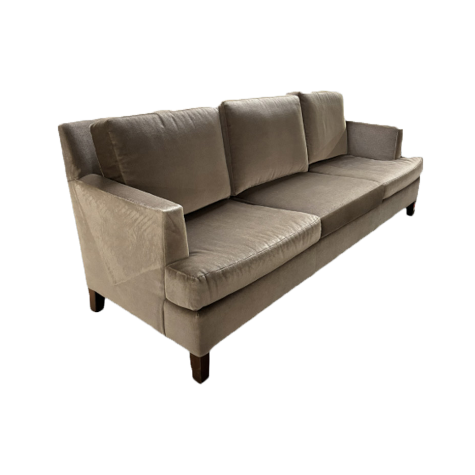 Grey Velvet Sofa