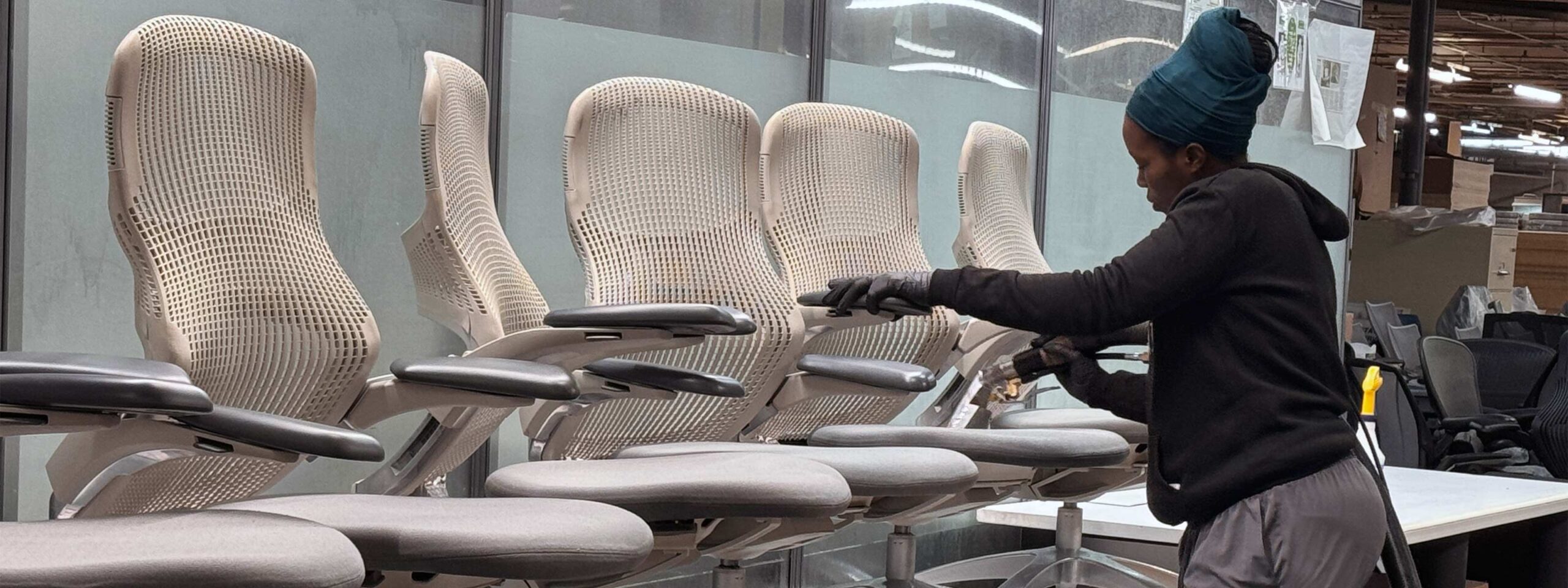 Large banner Chair Steam Cleaning Process 3200w x 1200h