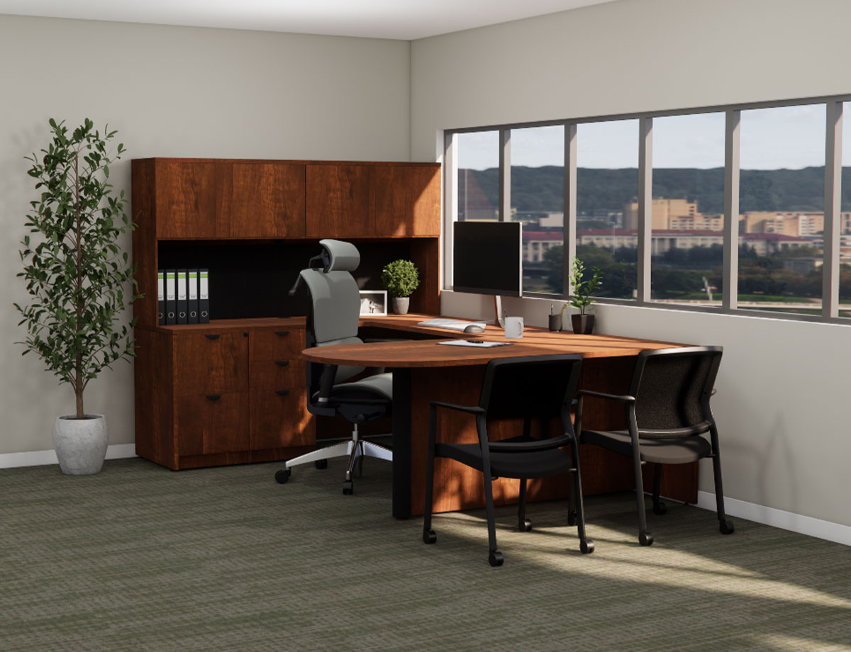 Other in page Dark Cherry P Desk in Private Office 1200w x X Recovered